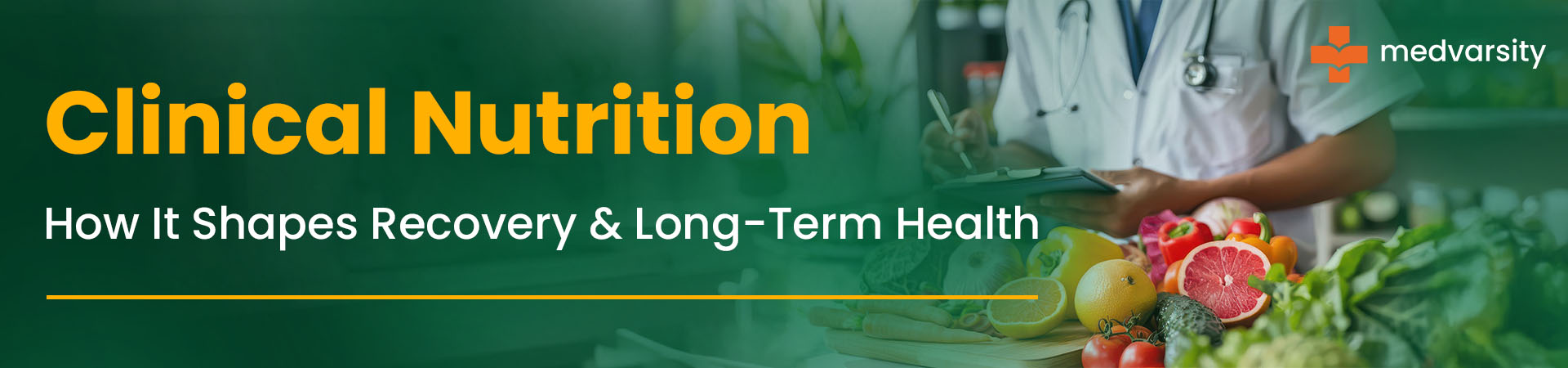 Role of nutrition in patient healing