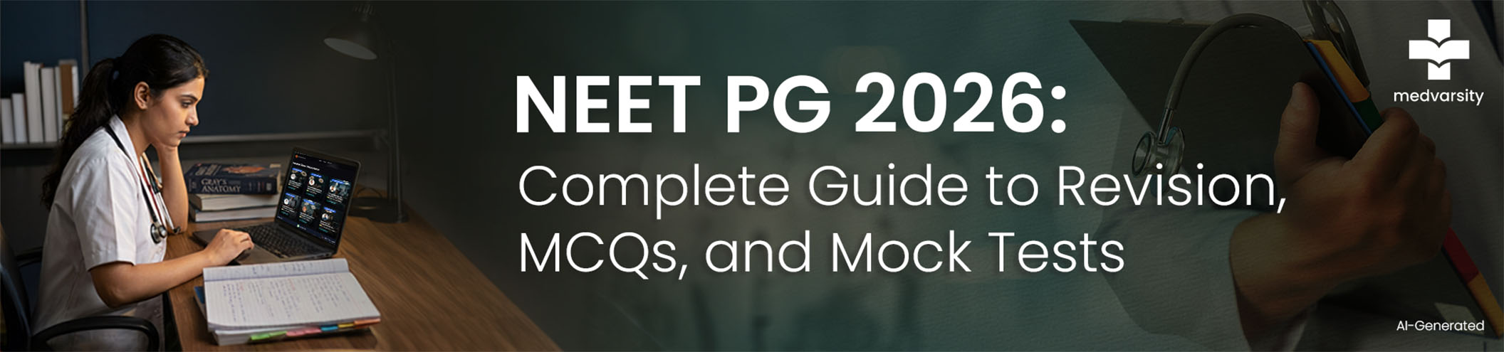 medical student preparing for NEET PG 2026 exam